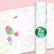 Big Dot of Happiness Happy Easter Coloring Table Runner, 7ft Long Spring Bunny Craft & Activity Table Cover for Family, Giant Coloring Page - 1 Roll